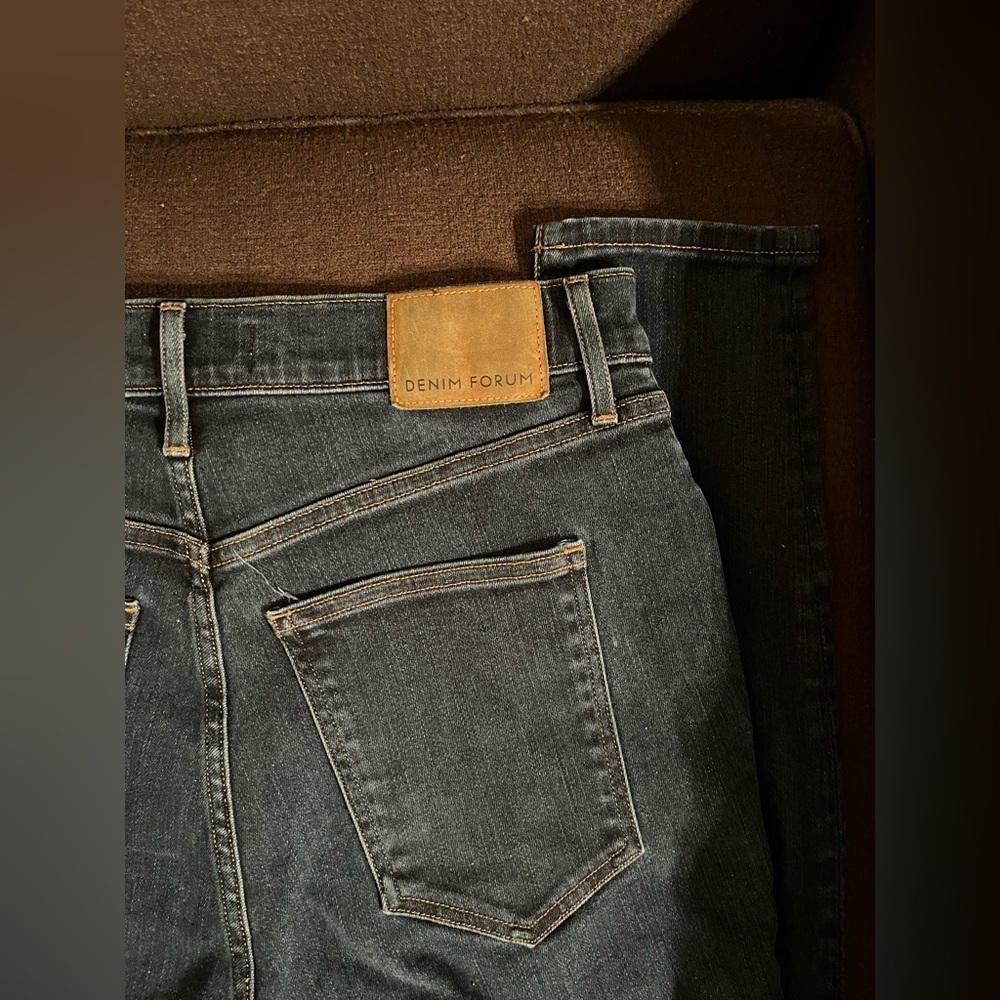 Denim Forum Straight Classic Blue Denim Jeans 👖 - Picture 8 of 8